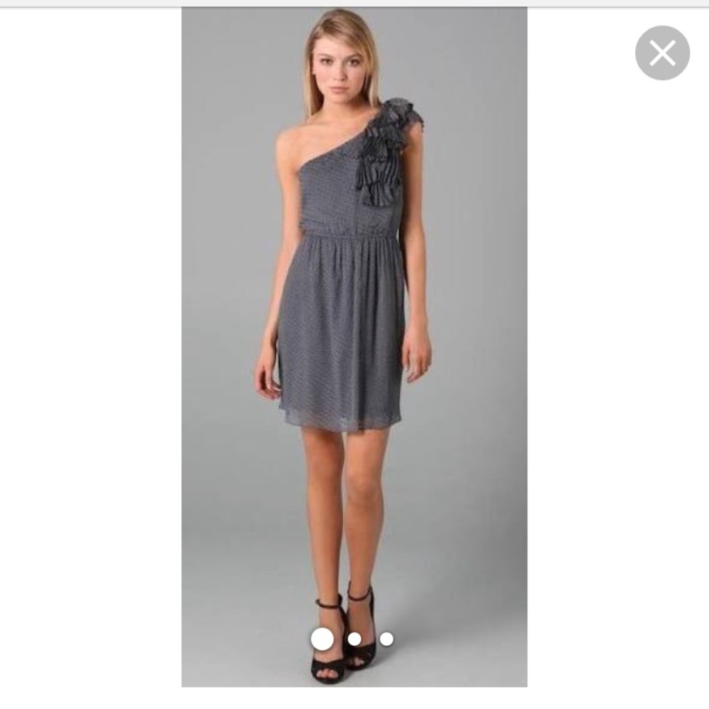 Rebecca Taylor one shoulder dress